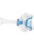Liberty Triside Spe Dalış Maskesi, Clear/blue/silver 4