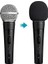 Shure SM58 Mikrofon Kapağı Köpük 2 Paket - Pop Kalkanı, Shure SM58 Için Mikrofon Pop Filtresi Rüzgar Seslerini Azaltmak Için Dinamik Vokal Mikrofon 3