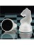 Glass Chess Cam Satranç Takımı Kullanışlı Dekoratif Şık Hediyelik (25X25 Cm) 5