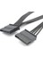 4355 Molex Ide 4 Pin To 5 Port Sata Power HDD Güç Çoklayıcı Kablosu 3