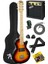 CEG-34SB 5-8 Yaş Çocuklar Için Amfili Full 1/2 34 Inç Elektro Gitar Seti Sunburs 1