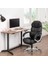 Yüksek Arkalıklı Ofis Koltuğu, Yönetici Koltuğu, Masa Koltuğu, Yükseklik Ayarı, Siyah, 67 x 66 x 114 cm OBG24B 2