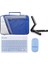 Microcase iPad 10.9 2022 10.nesil Uyumlu Tablet Çanta+Türkçe Bluetooth Klavye +Mouse+ Standı - Mavi AL4384 1
