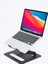 Katlanabilir Modellerle Uyumlu Dayanıklı Kolay Ayarlanır Paslanmaz Çelik Laptop Standı 1