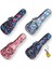 Baskı Ukulele Durumda 10MM Sünger Taşınabilir Su Geçirmez Ukuleles Çanta Kapak Aksesuar Depolama Cebi ile Uke Konser Çantası, Pembe Çiçek, 21 In Soprano, Modern 1