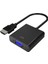 CHB021 HDMI To VGA Çevirici Dönüştürücü 3.5mm Aux Ses Destekli Çıkış 1