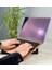 Gift Taşınabilir Siyah Ahşap Notebook Laptop Standı 4