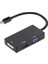 Mini Displayport To HDMI DVI VGA Kablo Çevirici Dönüştürücü Thunderbolt Mini Dp To HDMI DVI VGA Adaptör 1