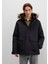 Kapüşonlu Siyah Parka 0110472-900 1