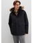 Kapüşonlu Siyah Parka 0110472-900 3