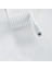 SL010 USB To Lightning iPhone 2.4A Hızlı Şarj ve Data Kablosu Beyaz 1 Metre 5