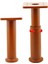 2 Adet Modül Ayarlanabilir Destek Ayağı 15 x 23 cm Kahverengi Ayak Mobilya Kanepe Baza Koltuk Ünite Ayakları 1