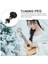 Ukulele Için Anahtar Ayarlayıcı 4 Adet Düğmeli Ayar Burguları Beyaz Renk Siyah Krom Ukulele Ayar Makineleri Için 5