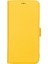 Apple iPhone 13 Pro Max Uyumlu Deri Cüzdanlı Kılıf Limon Sarı 2