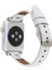 Apple Watch Uyumlu Deri Kordon 38-40-41MM St F3 Beyaz 2