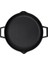 Döküm Yuvarlak Kızartma Tavası, Metal Kulplu, 26 Cm, Siyah 3