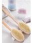 Banyo Peeling Duş Lifi Vücut Fırçası Sırt Kesesi Kuru Fırçalama At Kılı Selülit Giderici Ahşap 1450 2
