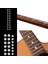 Gitar ve Bas Için Çıkartma Klavye Konum Işaretleyici - Custom Dots Seti - Beyaz Inci F-085CD-WT-AZ 1