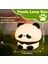 Yumuşak Silikon Panda Mini Gece Lambası Dekoratif Işık Derecesi Ayarlanabilir Yatak Odası Lambası Panda Kitap Okuma Lambası Çocuk Odası 8cm x 9cm K-1165 (Panda - K-1159) 3