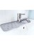 Musluk Sıçrama Önleyici Ped, Gri Su Tutucu Mat, Mutfak ve Banyo Tezgahı & Fayans Koruyucu, Lavabo Kenarı Için Kaymaz Musluk Kapağı, Damlama Engelleyici Ped, 37 * 14 cm 5