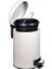 Paslanmaz Elit Pedallı Çöp Kovası Beyaz 3 Lt (000300-2) 3