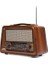 Ahşap Eskitme Görünümlü Bluetooth Hoparlör Mp3 Çalar Müzik Kutusu Nostaljik Radyo 2