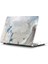 Macbook Air M1 Kılıf 13INÇ MARBLE10NL (Touchıd'li M1 Air) A2337 A2179 A1932 ile Uyumlu R-39 3