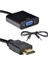 4488 HDMI To VGA Kablo Çevirici Dönüştürücü + Ses Destekli 1