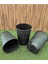 Üretim Saksısı 30 Adet 2 Lt 14X19 cm Plastik Saksı Siyah Üretim Saksı Bitki Üretim Saksısı 1