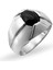Oniks Taşlı Kubbe Gümüş Erkek Yüzük 1
