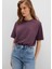 Biskilet Yaka Mor Basic Tişört 1600955-70434 1