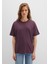 Biskilet Yaka Mor Basic Tişört 1600955-70434 3