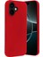 Apple Iphone 17 Nano Içi Kadife Silikon - Kırmızı 1