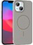 iPhone 15 Plus Broş Magsafe Kapak - Titan Gri 1
