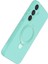 Samsung Galaxy A15 4g Regal Magsafe Standlı Kapak - Su Yeşili 3