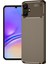 Samsung Galaxy A06 Kılıf Auto Focus Karbon Kapak - Kahverengi 2