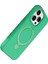 Apple iPhone 14 Pro Max Regal Magsafe Standlı Kapak - Yeşil 3