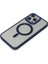 iPhone 15 Pro Max Kılıf Room Magneticsafe Silikon - Lacivert 4
