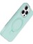 Apple iPhone 15 Pro Max Regal Magsafe Standlı Kapak - Su Yeşili 3