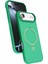 Apple Iphone 17 Air Regal Magsafe Standlı Kapak - Yeşil 1