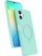 Samsung Galaxy A06 Regal Magsafe Standlı Kapak - Su Yeşili 1