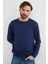 Basic Bisiklet Yaka Modal Kumaş Sweatshirt 6