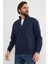 Fitilli Yarım Fermuarlı Sweatshirt 1