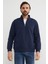 Fitilli Yarım Fermuarlı Sweatshirt 2