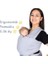 Esnek Wrap Sling Gri 2