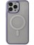 iPhone 15 Pro Max Kılıf Room Magneticsafe Silikon - Lila 2