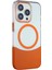 iPhone 14 Pro Max Pc Suit Magsafe Kapak - Turuncu 1