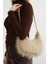 Zincir Askılı Fermuarlı Suni Kürk Kol Çantası 1