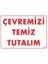 Temizlik Düzen Uyarı Levhası 25X35 KOD:1204 1