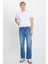 %100 Pamuk Bootcut Fit Cepli Jean Kot Denim Pantolon 1